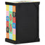 Konsolbord med hylde med opbevaring Flerfarvet 50 x 30 x 70 cm