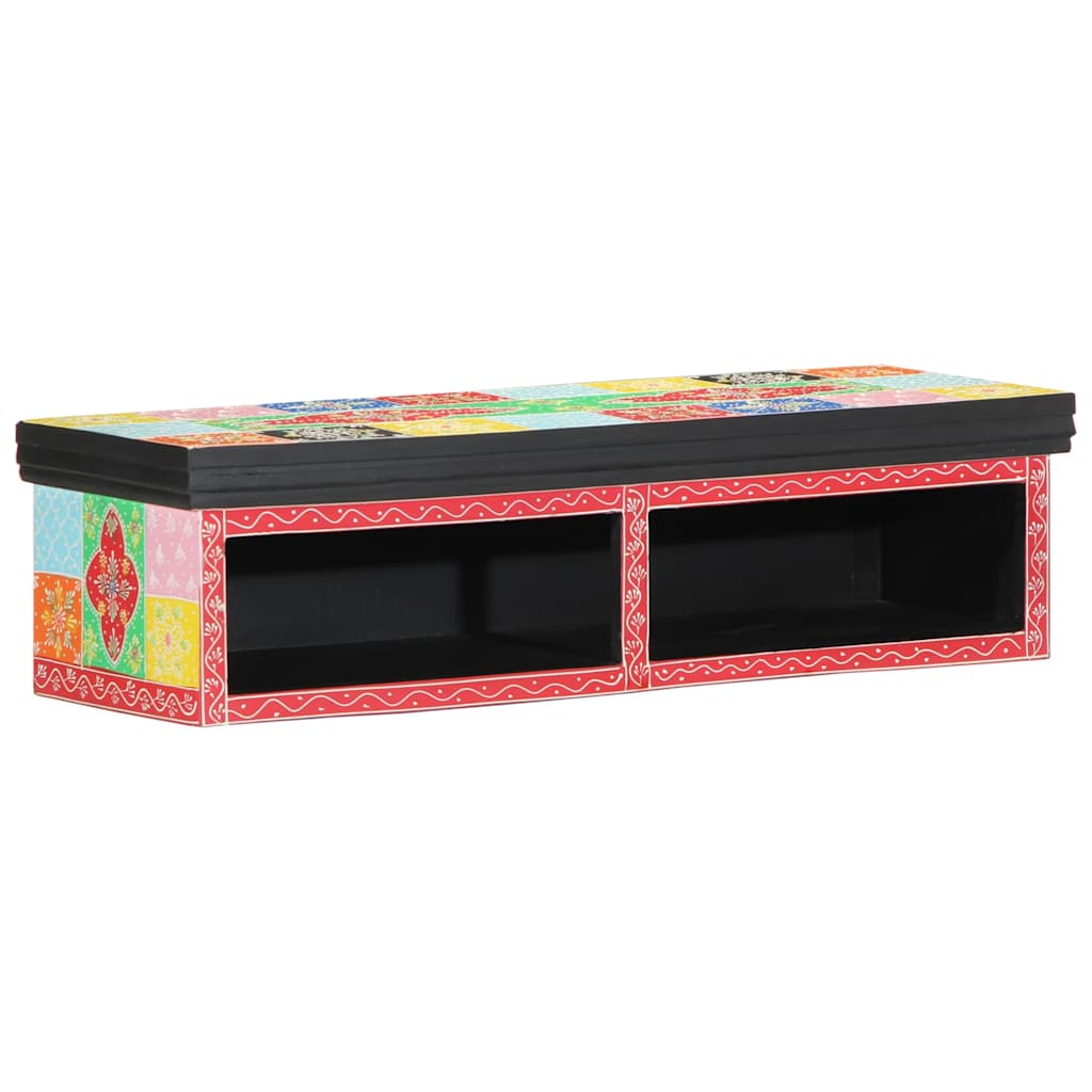 TV-skab med hylde Flerfarvet 80 x 30 x 22 cm Konstrueret træ