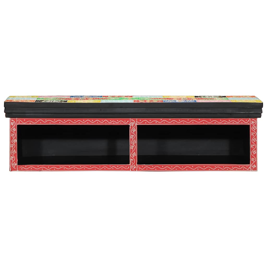 TV-skab med hylde Flerfarvet 80 x 30 x 22 cm Konstrueret træ