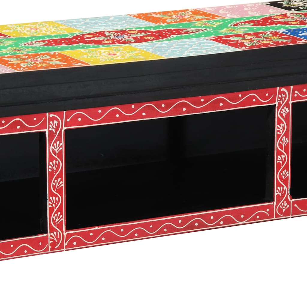TV-skab med hylde Flerfarvet 100 x 30 x 22 cm Konstrueret træ