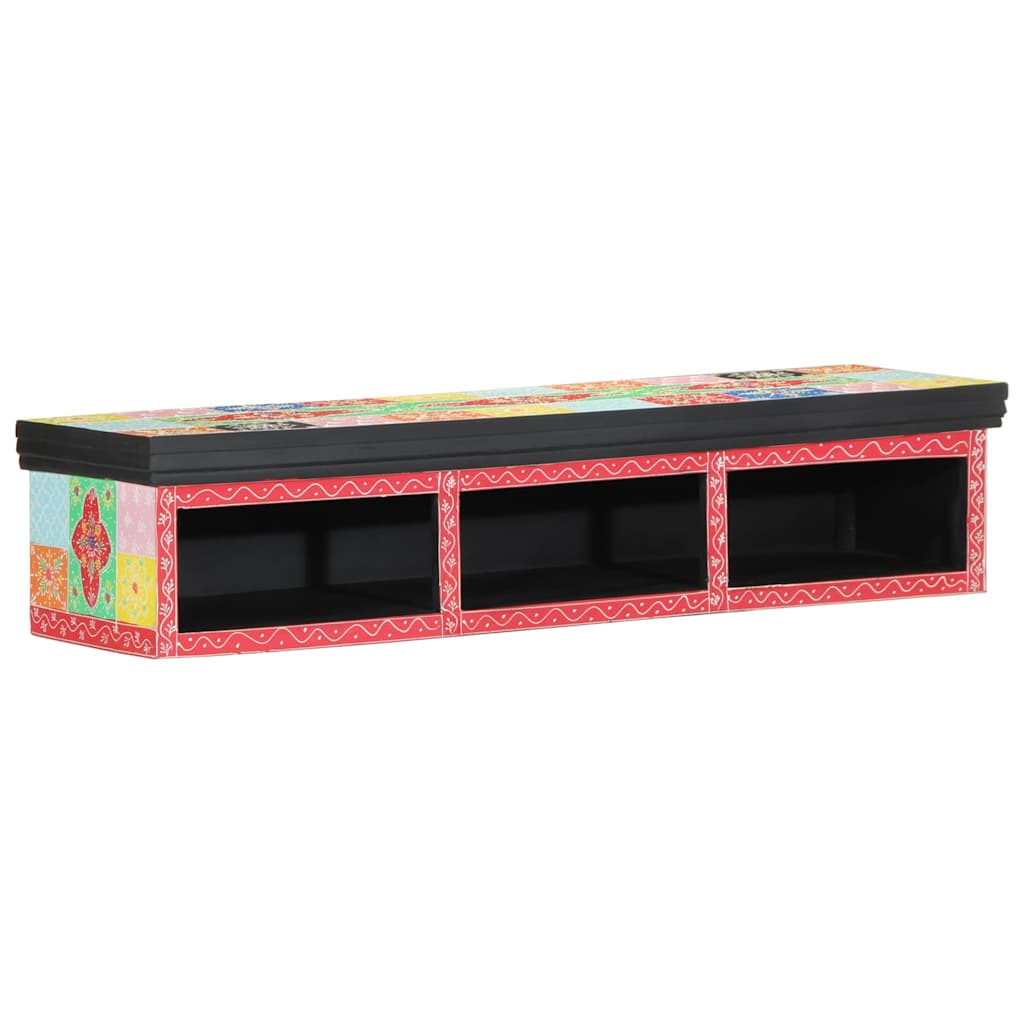 TV-skab med hylde Flerfarvet 100 x 30 x 22 cm Konstrueret træ
