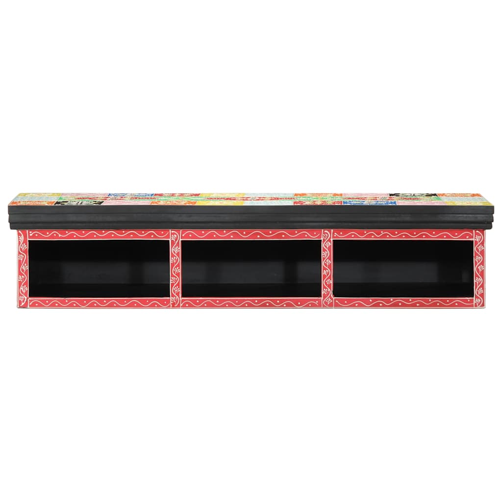 TV-skab med hylde Flerfarvet 100 x 30 x 22 cm Konstrueret træ