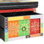 Natskab med skuffe 2 pcs Flerfarvet 40 x 30 x 28 cm
