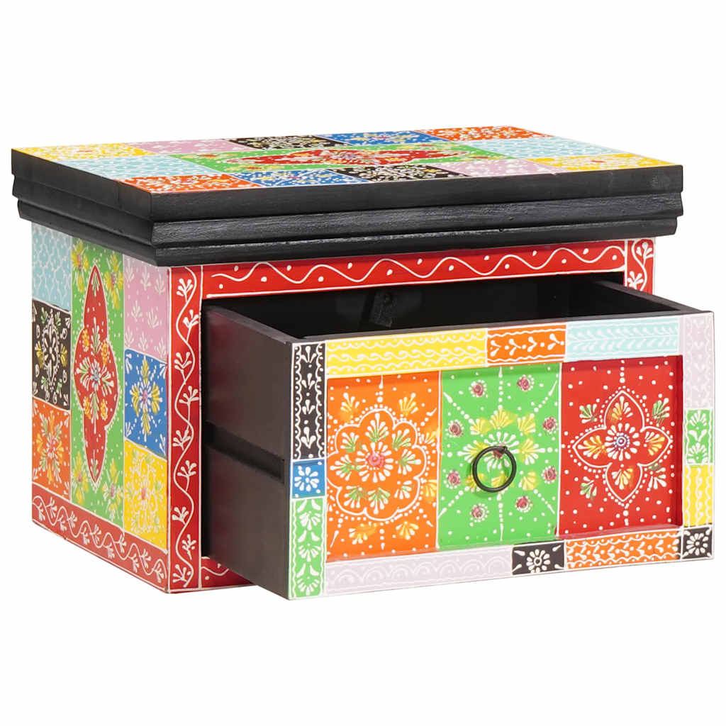 Natskab med skuffe 2 pcs Flerfarvet 40 x 30 x 28 cm