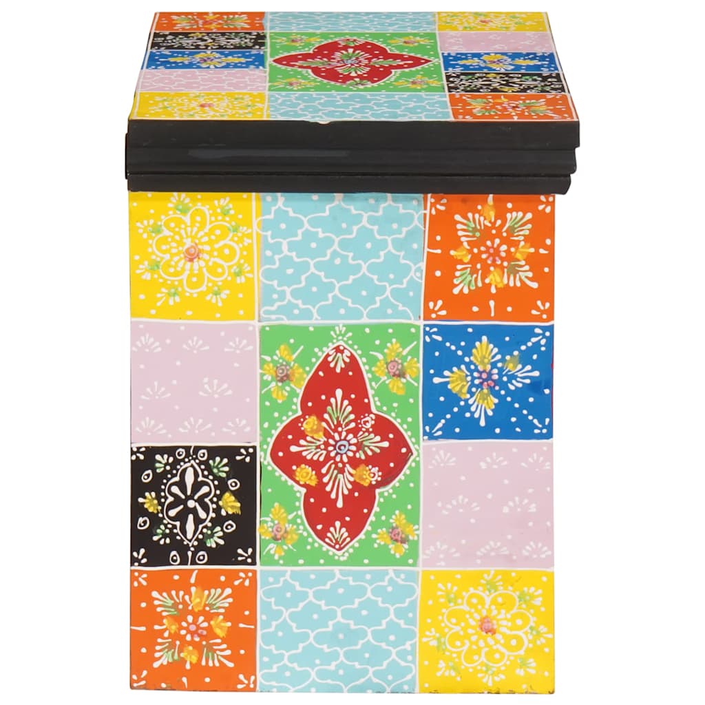 Natskab med skuffe 2 pcs Flerfarvet 40 x 30 x 40 cm