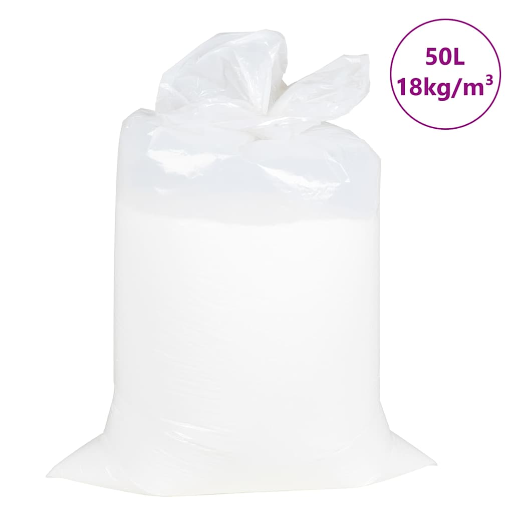 sækkestolsfyld EPS 50 L hvid 18 kg/m³