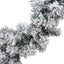 juleguirlande med LED-lys 20 m PVC grøn