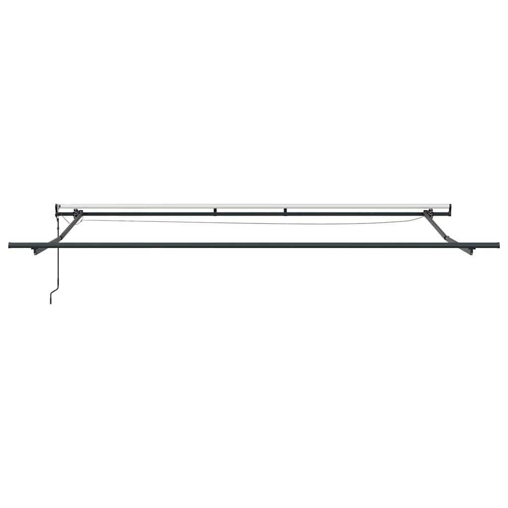 markise med LED-lys 500x300 cm automatisk betjening bordeaux