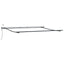 markise med LED-lys 400x300 cm automatisk betjening brun