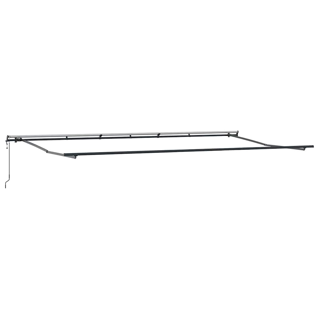 markise 600x300 cm automatisk betjening brun