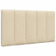 sengeramme uden madras Hanko 90x190 cm stof cremefarvet