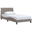 sengeramme uden madras Hanko Taupe 100x200 cm Stof