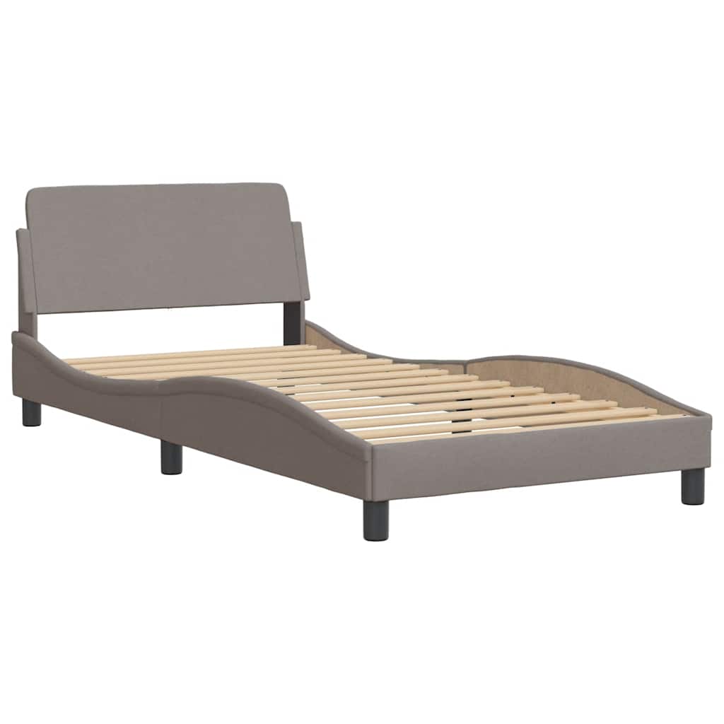 sengeramme uden madras Hanko Taupe 100x200 cm Stof