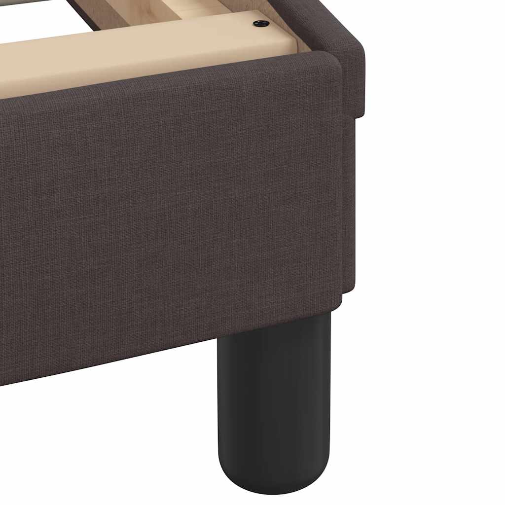 sengeramme uden madras Hanko Mørkebrun 120x200 cm Stof