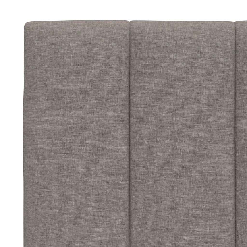 sengeramme uden madras Hanko 160x200 cm stof gråbrun