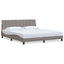sengeramme uden madras Hanko 180x200 cm stof gråbrun