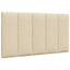 sengeramme uden madras Hanko 90x190 cm stof cremefarvet