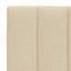 seng med madras Hanko 90x190 cm stof cremefarvet