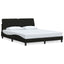 sengeramme uden madras 160x200 cm stof sort