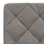 sengeramme uden madras 200x200 cm stof gråbrun