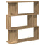 bogskab 80x24x96 cm konstrueret træ kunsteg