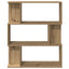bogskab 80x24x96 cm konstrueret træ kunsteg