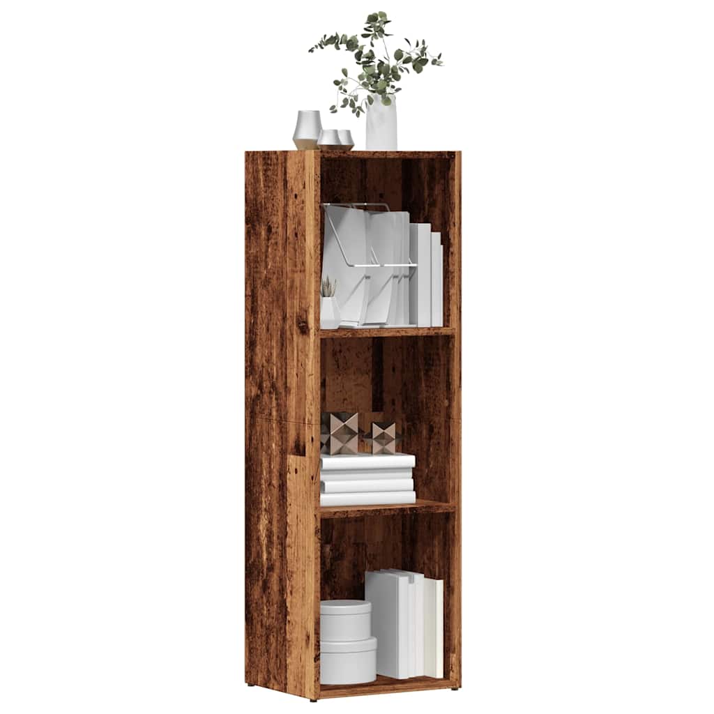 Bogreol/TV-Bord Konstrueret Træ - Gammelt træ / 36 x 30 x 114 cm