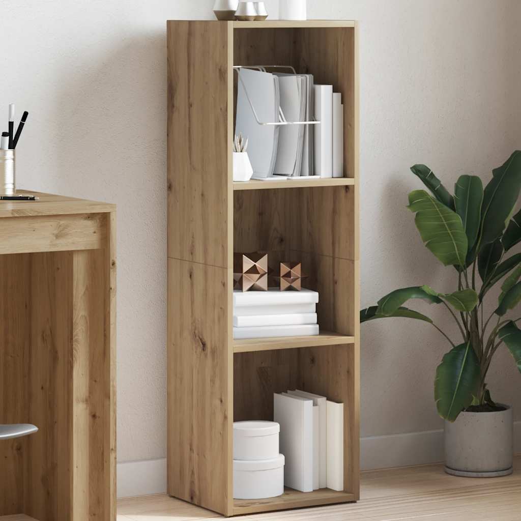 Bogreol/TV-Bord Konstrueret Træ - artisan eg / 36 x 30 x 114 cm
