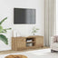 tv-bord 102x30x37,5 cm konstrueret træ kunsteg