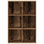 bogreol/skænk 66x30x98 cm konstrueret træ antikt træ