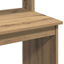 skrivebord m. hylder 102x45x148 cm konstrueret træ kunsteg
