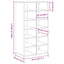 skoreol 54x34x100,5 cm konstrueret træ gammelt træ