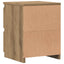 sengebord 30x30x40 cm konstrueret træ kunsteg
