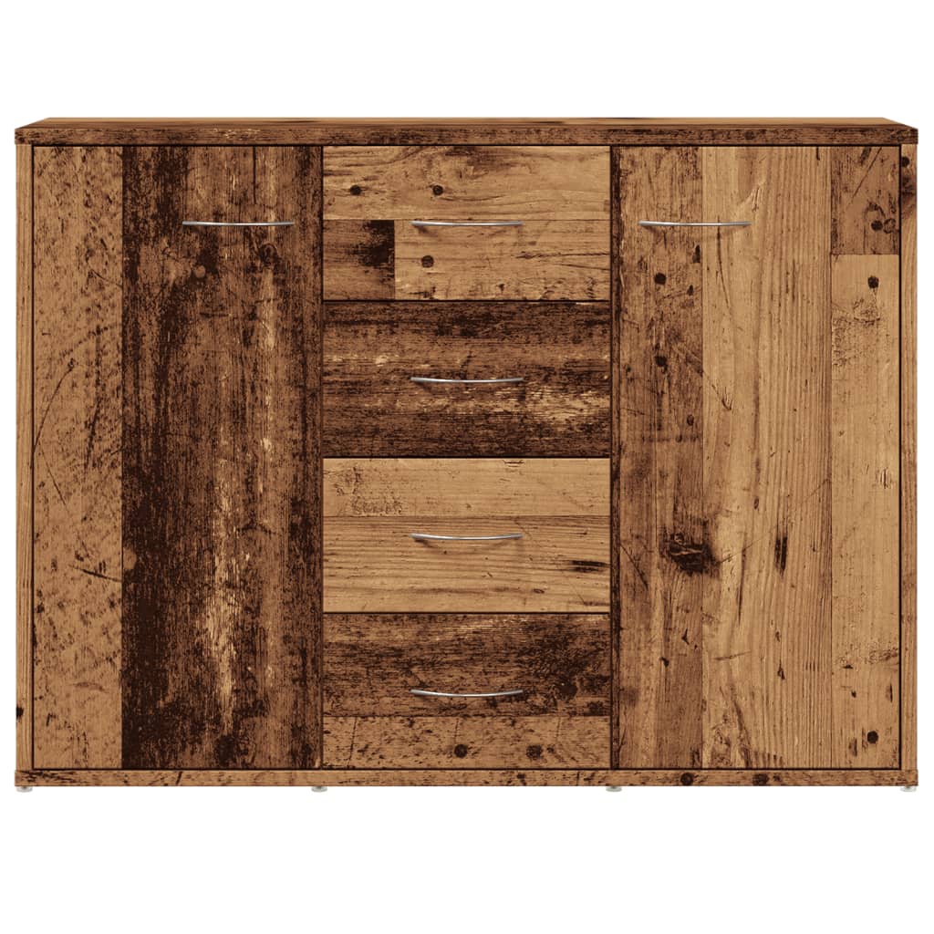 skab 88x30x64 cm konstrueret træ antikt trælook