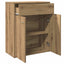 skænk 60x30x75 cm konstrueret træ egetræsfarve
