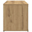 tv-bord 120x34x37 cm konstrueret træ egetræsfarve