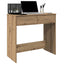 skrivebord 80x40x75 cm konstrueret træ kunsteg