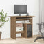 skrivebord 80x45x74 cm konstrueret træ kunsteg