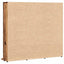 reol 100x23x89,5 cm konstrueret træ antikt trælook