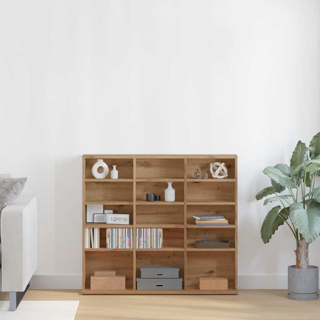 reol 100x23x89,5 cm konstrueret træ kunsteg