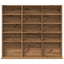 reol 100x23x89,5 cm konstrueret træ kunsteg