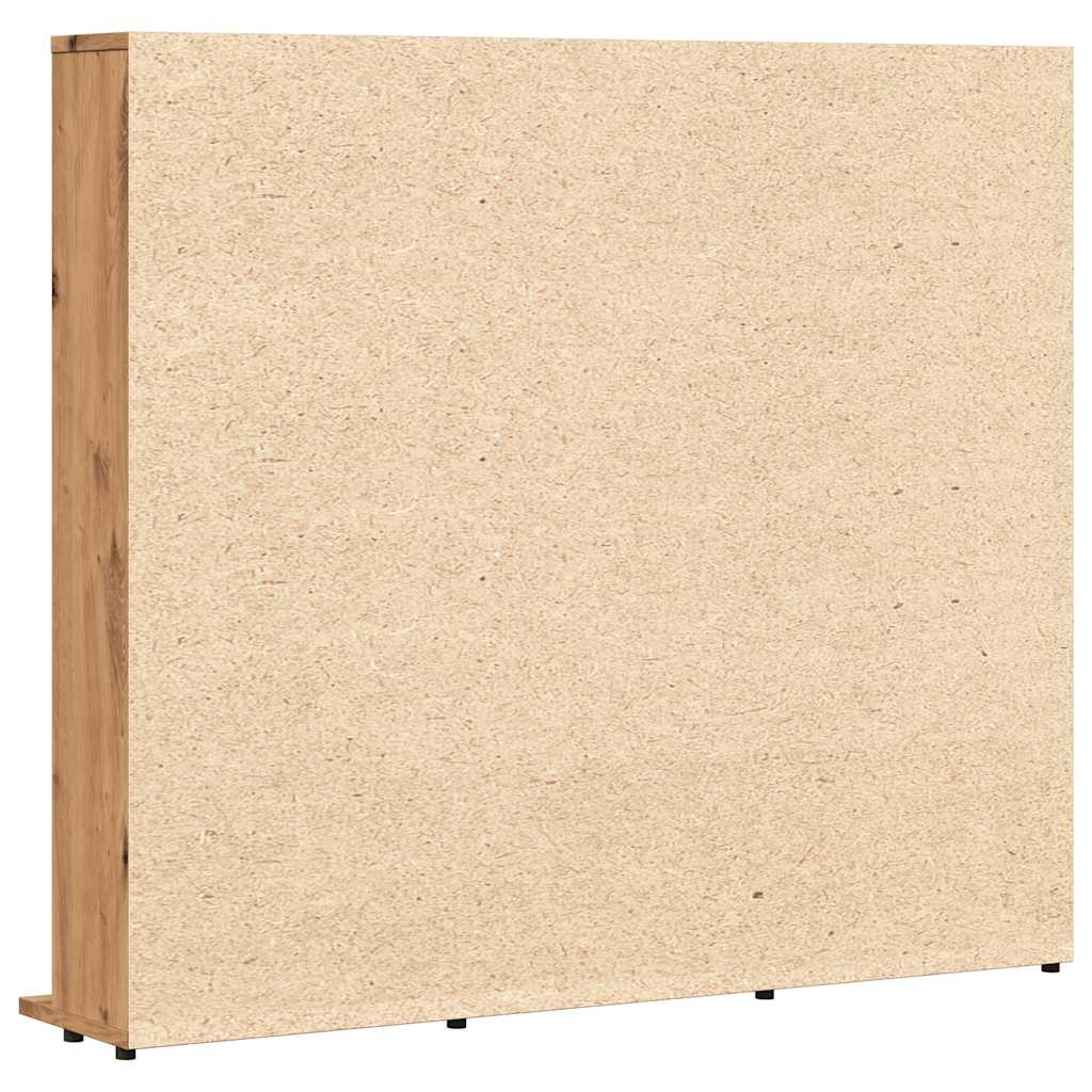 reol 100x23x89,5 cm konstrueret træ kunsteg