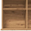 reol 100x23x89,5 cm konstrueret træ kunsteg