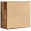 skænk 80x36x75 cm konstrueret træ antikt træ
