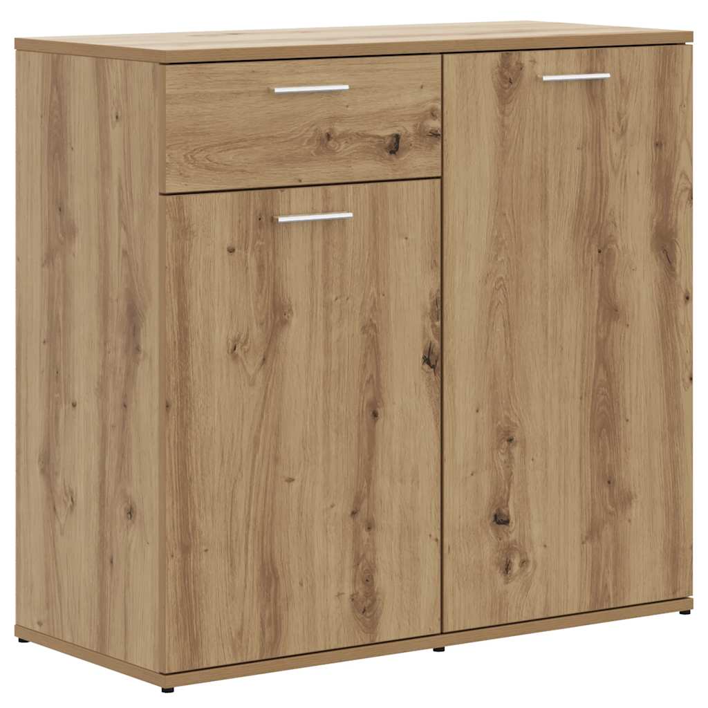 skænk 80x36x75 cm konstrueret træ artisan eg