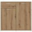 skænk 80x36x75 cm konstrueret træ artisan eg