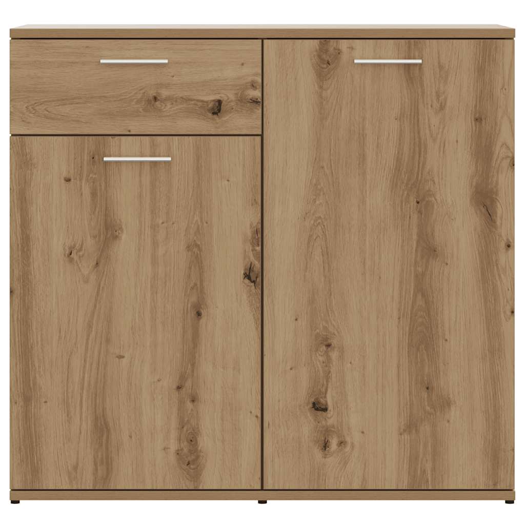 skænk 80x36x75 cm konstrueret træ artisan eg