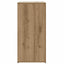 skænk 80x36x75 cm konstrueret træ artisan eg
