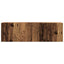 væghængt tv-bord 100x30x30 cm konstrueret træ gammelt træ-look