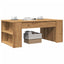 sofabord 102x55x42 cm konstrueret træ kunsteg